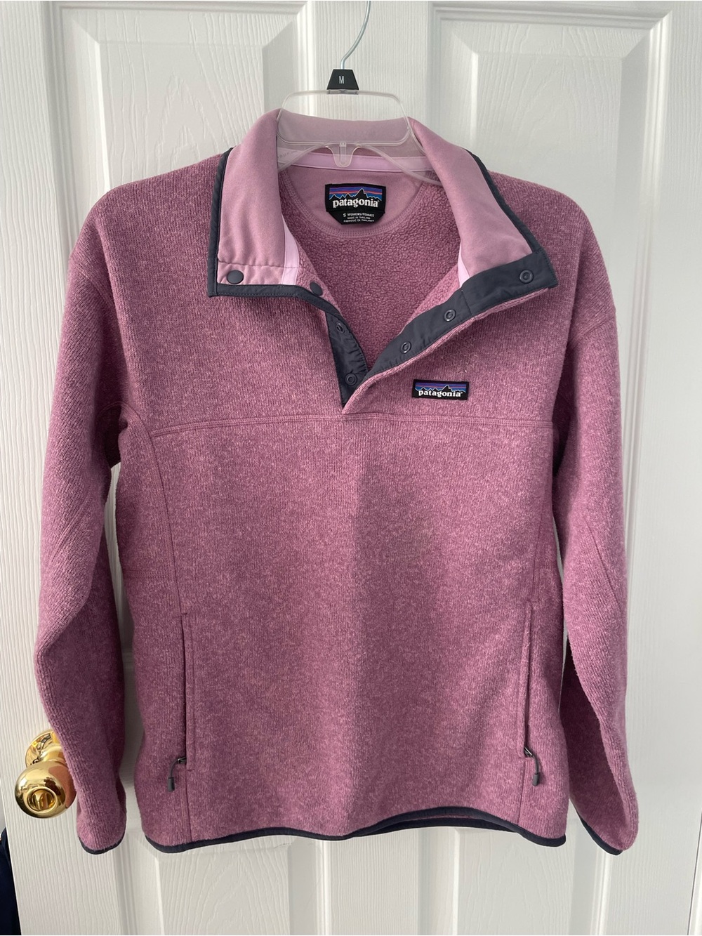 Patagonia Women's Snap-T Fleece Pullover - Mauve Pink